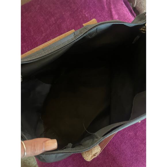 LONGCHAMP Le Pliage Original Tote Bag in Gray LAPTOP TRAVEL Purse - Picture 7 of 9